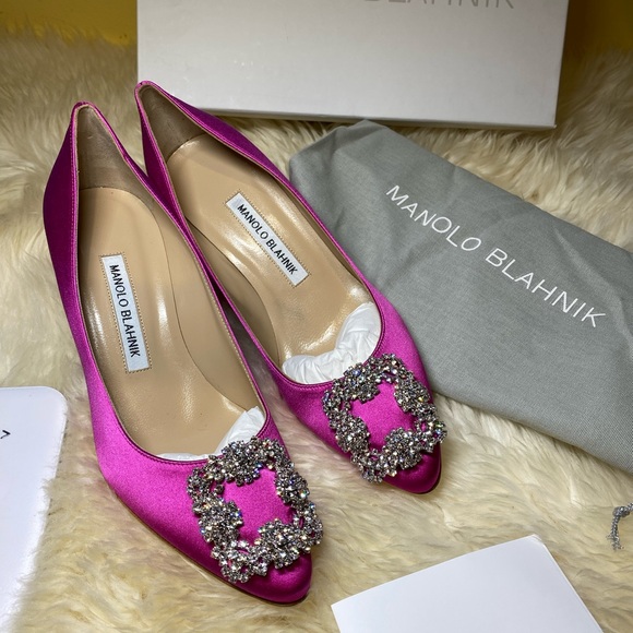 New authentic Manolo Blahnik hangisi pumps - Picture 8 of 13